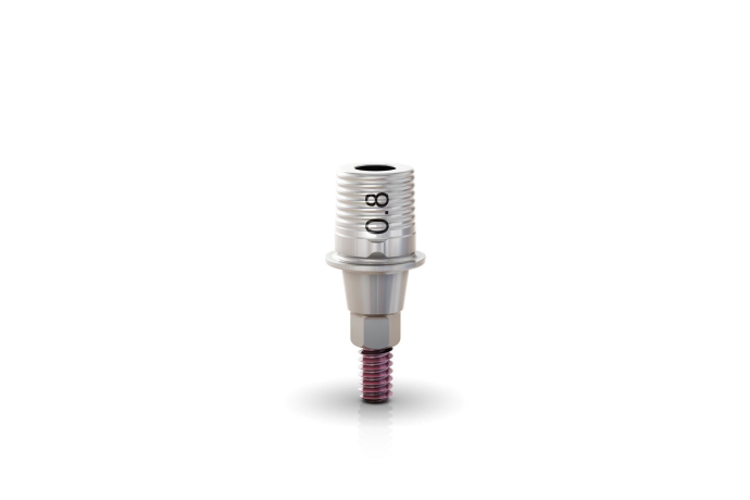 Титановое основание со съемным винтом GM Exact Titanium Base With Neo Removable Screw, опора под цемент 4 мм, Neodent
