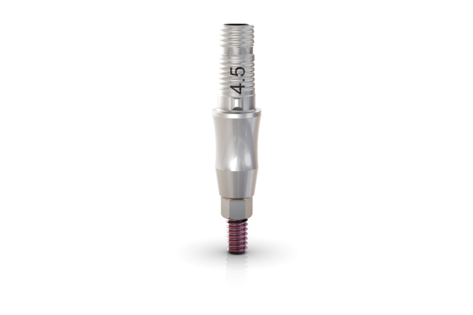 Титановое основание со съемным винтом GM Exact Titanium Base With Removable Screw высота опоры под цемент 6 мм, Neodent